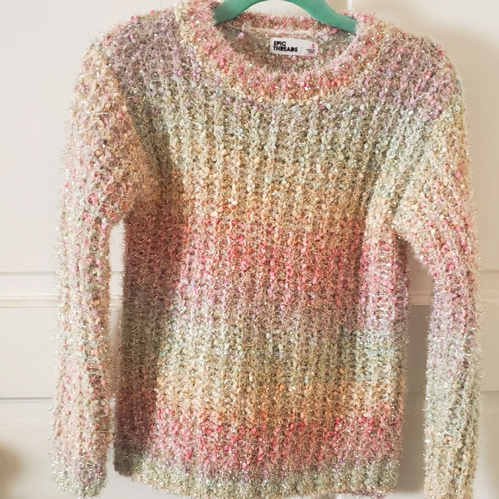 Little girls winter sweater